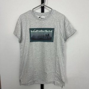 nwot Zyia Active Light Grey T-Shirt Size L